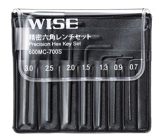 WISE 精密六角レンチセット　600MC-700S 1個（ご注文単位1個）【直送品】