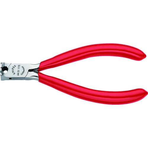 トラスコ中山 KNIPEX 6401-115 エレクトロニクスエンドカッティングニッパー（ご注文単位1個）【直送品】