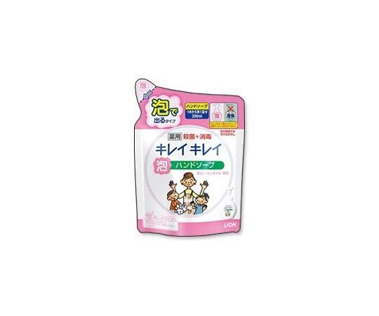 ライオン キレイキレイ　薬用泡ハンドソープ　つめかえ用　200ML　 1個（ご注文単位1個）【直送品】