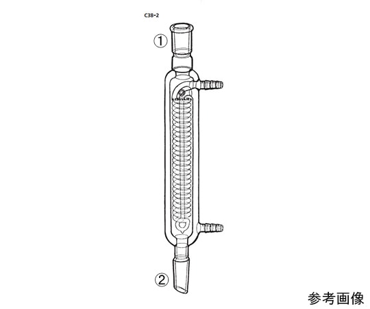 桐山製作所 二重式冷却器　C38-2-4 1個（ご注文単位1個）【直送品】