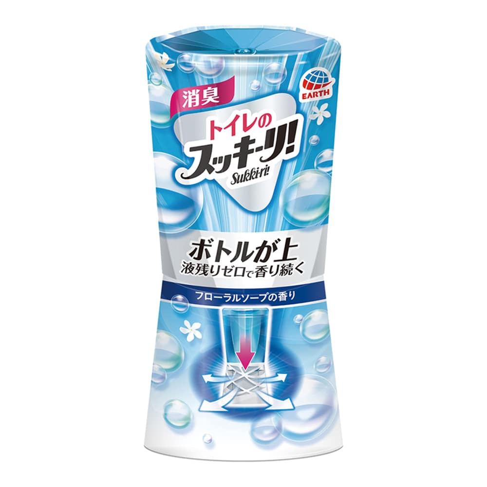 アース製薬 トイレのスッキーリ！　フローラルソープ　400ML　 1個（ご注文単位1個）【直送品】