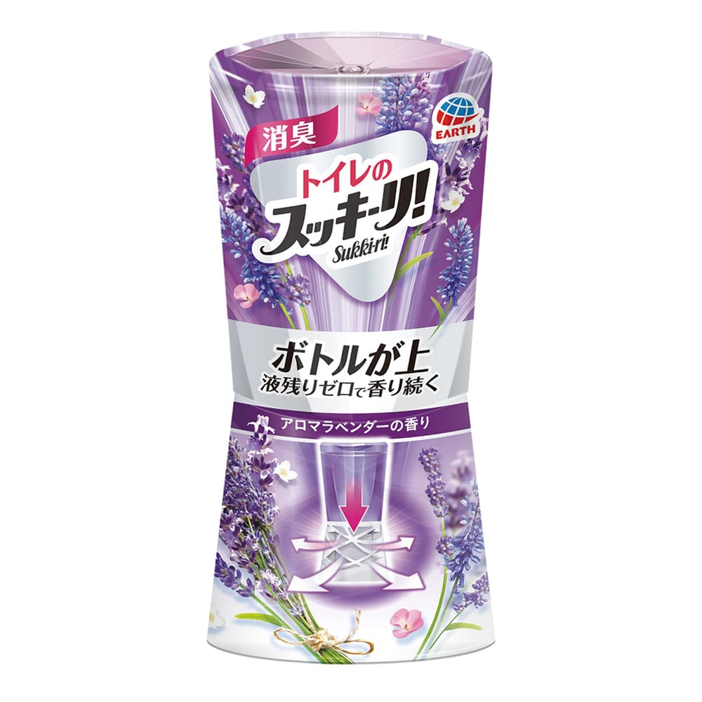 アース製薬 トイレのスッキーリ！　アロマラベンダー　400ML　 1個（ご注文単位1個）【直送品】