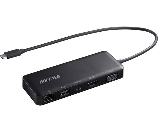 BUFFALO USB　Type-C接続ドッキングステーション（PD対応）　LUD-U3-CGD 1個（ご注文単位1個）【直送品】