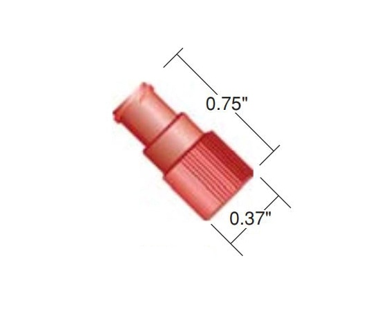 IDEX ルアーアダプター　PEEK　Female　Luer　to　1/4-28　Female　P-658 1個（ご注文単位1個）【直送品】