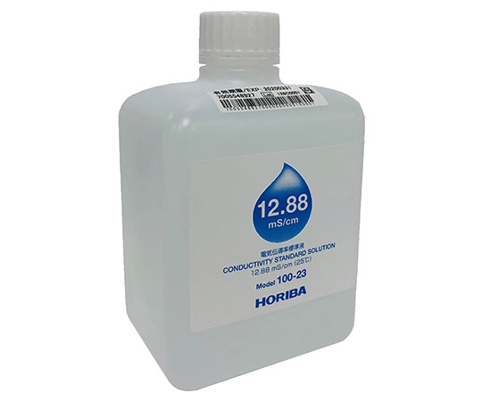 HORIBA 電気伝導率標準液　12.88mS/cm　500mL　100-23 1本（ご注文単位1本）【直送品】