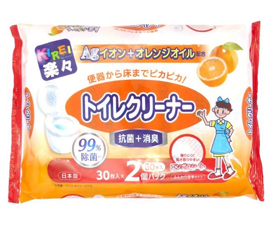 ティー・エイチ・ティー AGイオン+ORオイル　トイレクリーナー　60枚入　 1個（ご注文単位1個）【直送品】