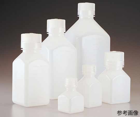 Nalge　Nunc　（サーモフィッシャーサイエンティフィック） 角型瓶 HDPE 125mL 1袋（12個入）　2018-0125JP 1袋（ご注文単位1袋）【直送品】