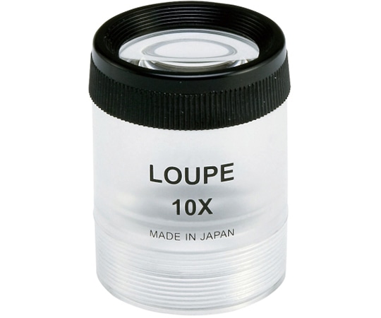 クリアー光学 0.1mm目盛付　スケールルーペ　10倍　30mm　P-1030 1個（ご注文単位1個）【直送品】