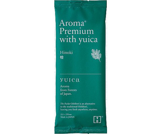 FSX 高級アロマ配合おしぼり　AROMAプレミアムwith　yuica　ヒノキ　300枚入　YUICAHK 1箱（ご注文単位1箱）【直送品】