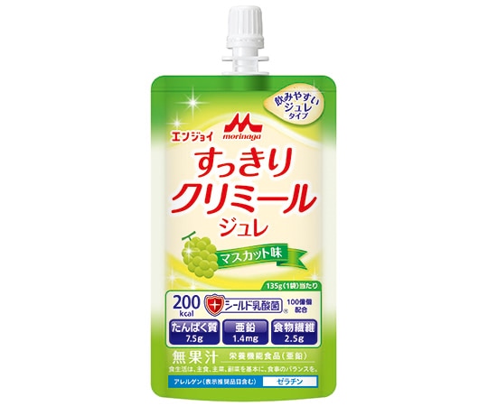 森永乳業クリニコ エンジョイすっきりクリミールジュレ　（栄養補助食品）　マスカット味　24袋入　655593 1箱※軽（ご注文単位1箱）【直送品】