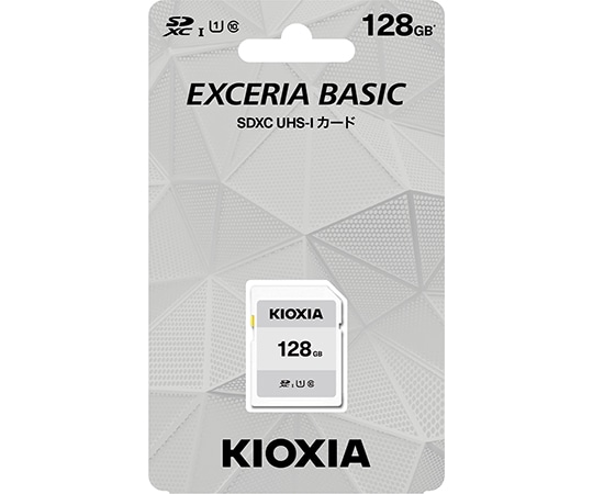 KIOXIA SDカード　128GB　クラス10　KCA-SD128GS 1個（ご注文単位1個）【直送品】