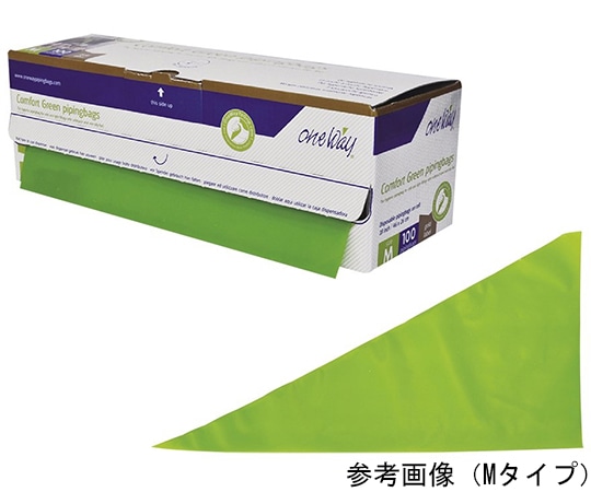 ユウキ 使い捨て絞り袋（ヨーロッパ）　M　100枚入　 1個（ご注文単位1個）【直送品】