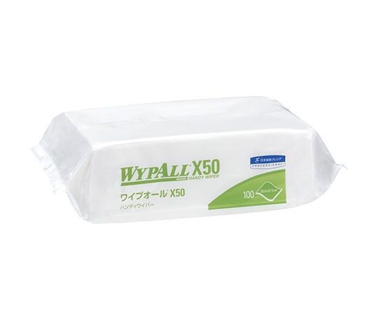 クレシア ワイプオールX50　ハンディワイパー　100枚×16袋入　60520 1ケース（ご注文単位1ケース）【直送品】