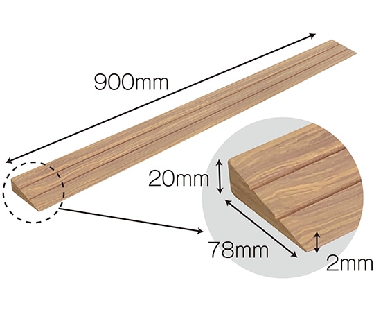 カーボーイ 痛くないぞ　ゆるやかスローブ　90×7.8×2cm　IT-02 1本（ご注文単位1本）【直送品】