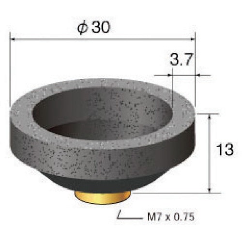 トラスコ中山 ナカニシ インパルス用先端工具 (1Pk(箱)＝12個入)　293-2725（ご注文単位1パック）【直送品】