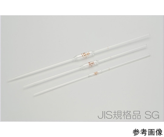 宮原計量器製作所 ホールピペット　1mL　JIS　クラスA　hp1 1個（ご注文単位1個）【直送品】