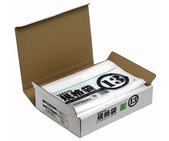 紺屋商事 小箱売：PE規格ポリ袋　03透明　13号　100枚×5冊入　00723013 1箱（ご注文単位1箱）【直送品】