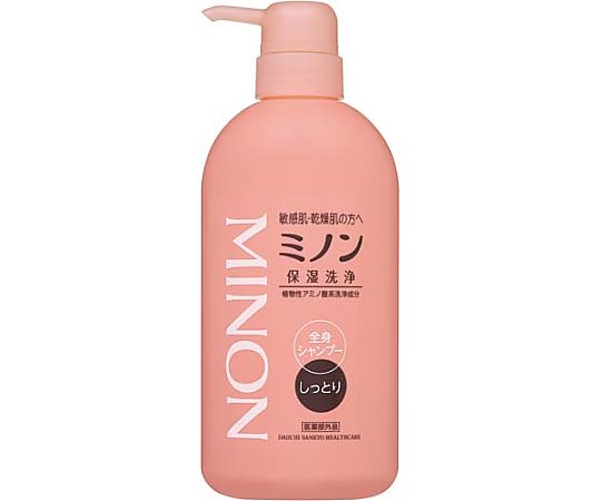 第一三共ヘルスケア ミノン全身シャンプーしっとりボトル 450mL　300520 1本（ご注文単位1本）【直送品】