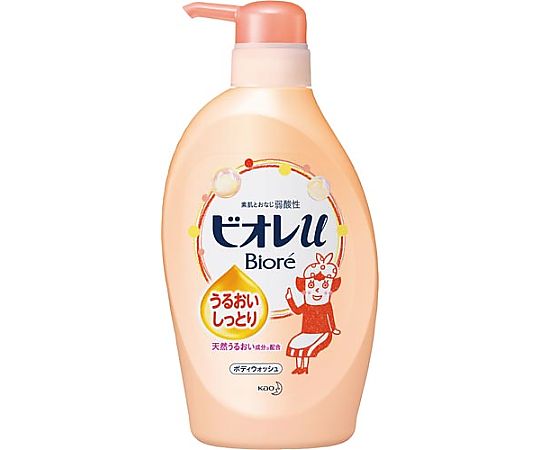 花王 ビオレu うるおいしっとり 本体 480mL　336330 1本（ご注文単位1本）【直送品】