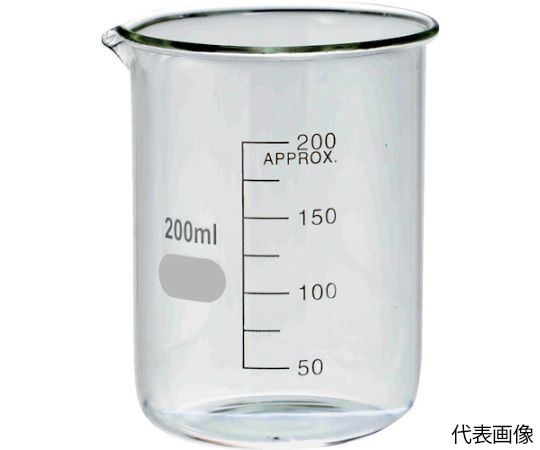 トラスコ中山 ガラスビーカー 500mL　GB-500 1個（ご注文単位1個）【直送品】