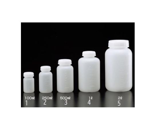 アズワン φ100x186mm/1000ml ﾎﾟﾘ容器(耐薬品/ﾌｯ素化　EA508CD-4 1本（ご注文単位1本）【直送品】