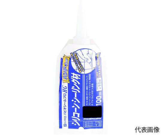 カンペハピオ（KANSAI） KANSAI ハピオシールプロHGパウチ ブラック 100mL　00417660362100 1個（ご注文単位1個）【直送品】