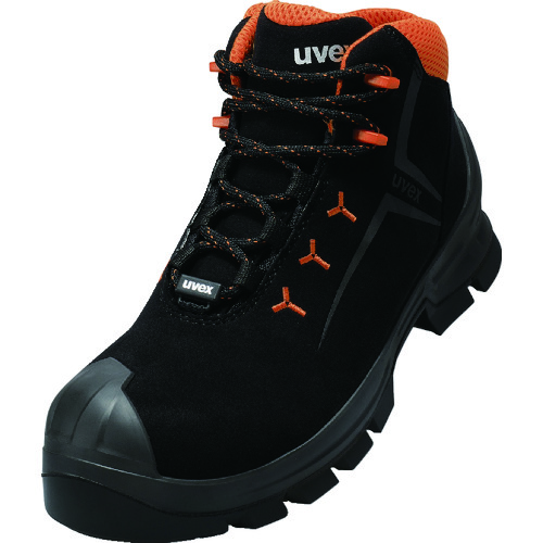 トラスコ中山 UVEX 2 VIBRAM レースアップブーツ23.5CM S3 HI HRO SRC 149-4541  (ご注文単位1足) 【直送品】