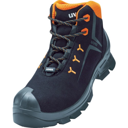 トラスコ中山 UVEX 2 VIBRAM レースアップブーツ27.0CM S3 HI HRO SRC（ご注文単位1足）【直送品】