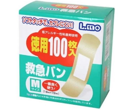 日進医療器 エルモ救急絆 M 100枚入　 1個（ご注文単位1個）【直送品】