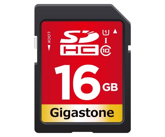 Gigastone U1V10クラス SDカード 16GB　GJSX-16GV1 1個（ご注文単位1個）【直送品】