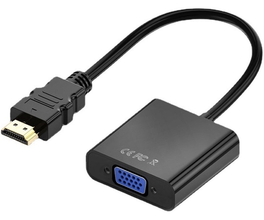 トライメイト HDMI to VGA変換ケーブル ブラック　TR-HDA001-BK 1個（ご注文単位1個）【直送品】