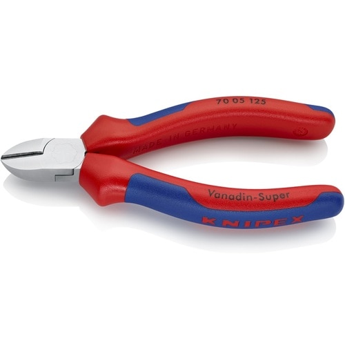 トラスコ中山 KNIPEX 7005-125 斜ニッパー（ご注文単位1個）【直送品】