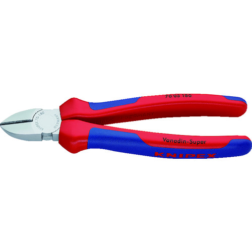 トラスコ中山 KNIPEX 7005-180 斜ニッパー（ご注文単位1個）【直送品】