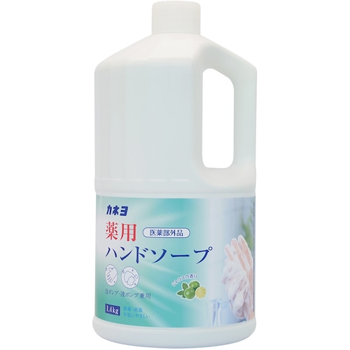 トラスコ中山 カネヨ 薬用ハンドソープ 1.4kg 578-8829  (ご注文単位1個) 【直送品】