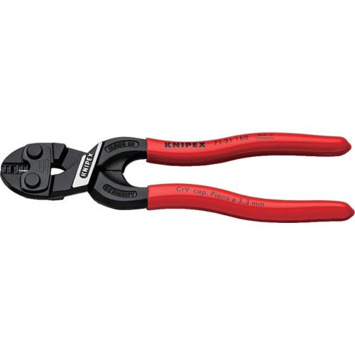 トラスコ中山 KNIPEX 160mm ミニクリッパー　207-4958（ご注文単位1個）【直送品】