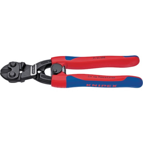 トラスコ中山 KNIPEX 200mm ミニクリッパー(強力型/スプリング付)（ご注文単位1個）【直送品】