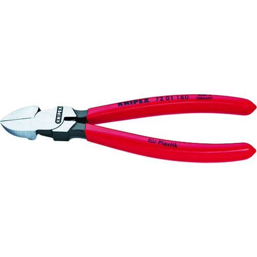 トラスコ中山 KNIPEX プラスチック用ニッパー 140mm（ご注文単位1個）【直送品】