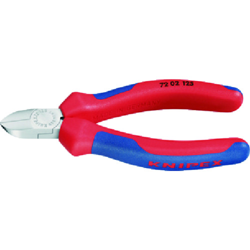 トラスコ中山 KNIPEX プラスチック用ニッパー 125mm（ご注文単位1個）【直送品】