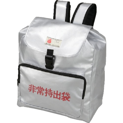 トラスコ中山 大明 大型リュックタイプ非常持出袋450×355×200日本防炎協会認定品（ご注文単位1個）【直送品】