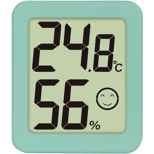 トラスコ中山 シンワ デジタル温湿度計 環境チェッカー ミニ ミント 557-4570  (ご注文単位1台) 【直送品】
