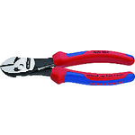 トラスコ中山 KNIPEX ツインフォースニッパー バネ付 180mm（ご注文単位1個）【直送品】