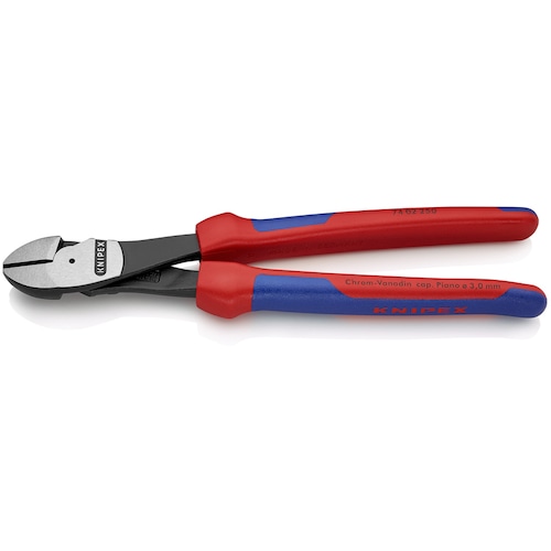 トラスコ中山 KNIPEX 強力型ニッパー 250mm　446-8856（ご注文単位1個）【直送品】