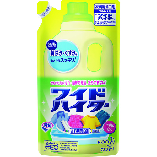 トラスコ中山 Kao ワイドハイター つめかえ用 720ml 199-2612  (ご注文単位1個) 【直送品】