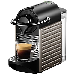 ネスレネスプレッソ　Nestle　Nespresso カプセル式エスプレッソマシン ピクシーツー チタン C61TI ［ミルなし］ 1個（ご注文単位1個）【直送品】