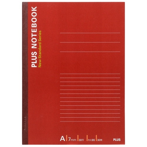 プラス PLUS ノートブック6号(セミB5)A罫30枚 NO-003AS 76-701 1冊（ご注文単位1冊）【直送品】