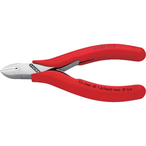 トラスコ中山 KNIPEX 115mm 精密用ニッパー 115mm　446-8945（ご注文単位1個）【直送品】