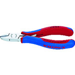 トラスコ中山 KNIPEX 7702-135H 超硬刃エレクトロニクスニッパー（ご注文単位1個）【直送品】