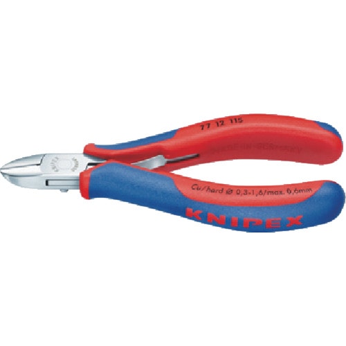 トラスコ中山 KNIPEX 精密用ニッパー 115mm　446-8996（ご注文単位1個）【直送品】