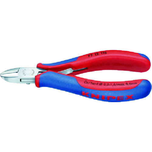 トラスコ中山 KNIPEX 精密用ニッパー 115mm　446-9003（ご注文単位1個）【直送品】