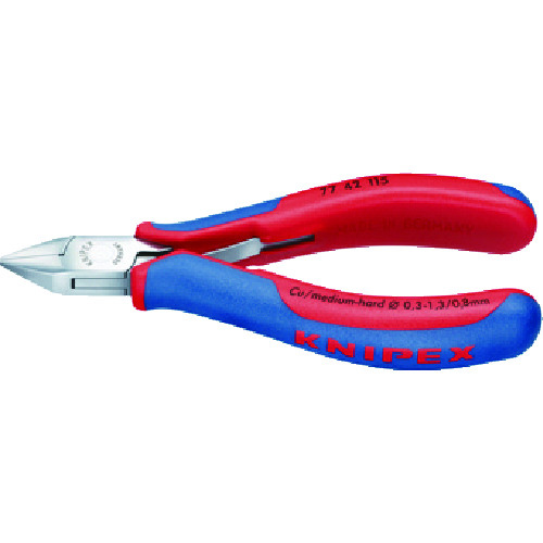 トラスコ中山 KNIPEX 精密用ニッパー 115mm　446-9097（ご注文単位1個）【直送品】